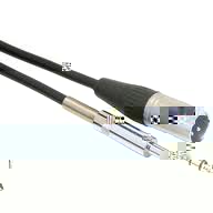 CABLE XLR MALE TO 1/4 INCH MALE 6FT