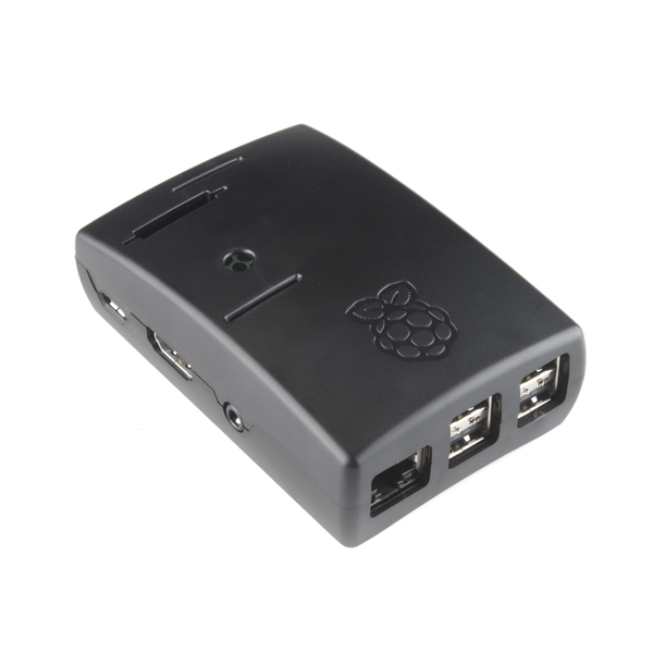 Black Raspberry Pi Enclosure for B+ and Pi 2 Model B