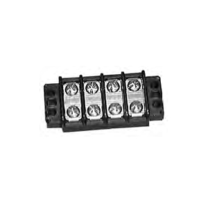 Heavy Duty 30 Amp Dual Row Terminal Blocks 4 POLE Center Spacing: .437