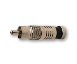 RG6 RCA-Type Nickel SealSmart Coaxial Compression Connectors 6PK