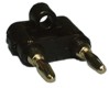 DUAL BANANA PLUG BLACK