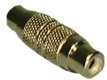 GOLD RCA COUPLER F/F