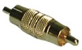 GOLD RCA COUPLER M/M