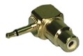 RCA JACK-3.5 PLUG-GOLD MONO