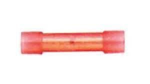 SOLDERLESS TERMINALS., NYLON Butt Conn. Seamless 22-16AWG {100PK}