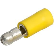 SOLDERLESS TERMINALS., Male Bullet Plugs .195" 12-10AWG Insulated Handle {100PK}