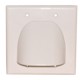 CANOPY PLATE, DOUBLE GANG, STANDARD-WHITE