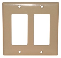 DOUBLE WALL PLATE IVORY