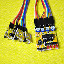 Four Channel Infrared Detector Tracked Photoelectricity Sensor 