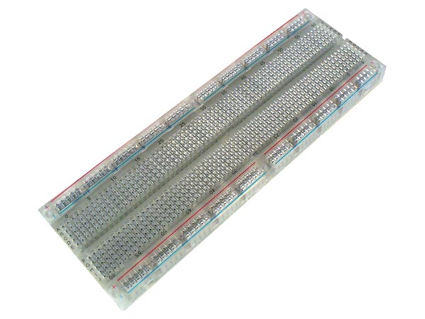 Breadboard 6.5 Inch X 2.2 Inch X 0.33 1 Terminal Strip 630 Tie Point and 2 Bus Strips 200 Tie Points