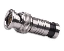 RG6 BNC-Type Nickel SealSmart Coaxial Compression Connectors 6PK