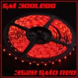 LED 3528 600 LED RED NON WATER PROOF 5 METERS
