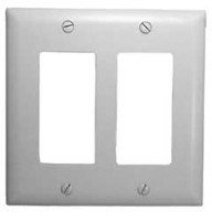 DOUBLE WALL PLATE WHITE