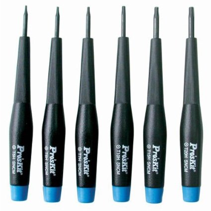 Eclipse 800-150 Precision Screwdriver Set 6 Pc. Security Star Tip 