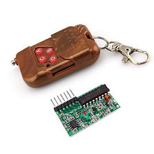 4CH IC 2262/2272 Key Wireless Remote Control Kits Receiver module for arduino